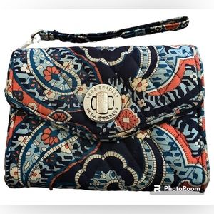VERA BRADLEY Paisley Wristlet Wallet